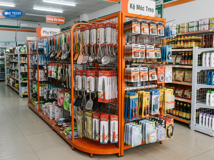 Lợi ích khi sử dụng kệ móc treo cho cửa hàng, siêu thị ở Cần Thơ